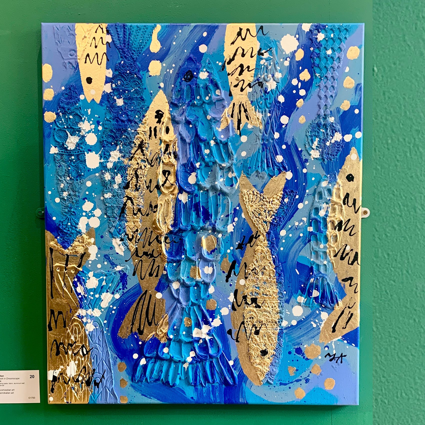 'Hide & Seek in Dreamscape: Fish' Exhibited at Letchworth Open 2025 (Broadway Gallery, Hertfordshire UK)