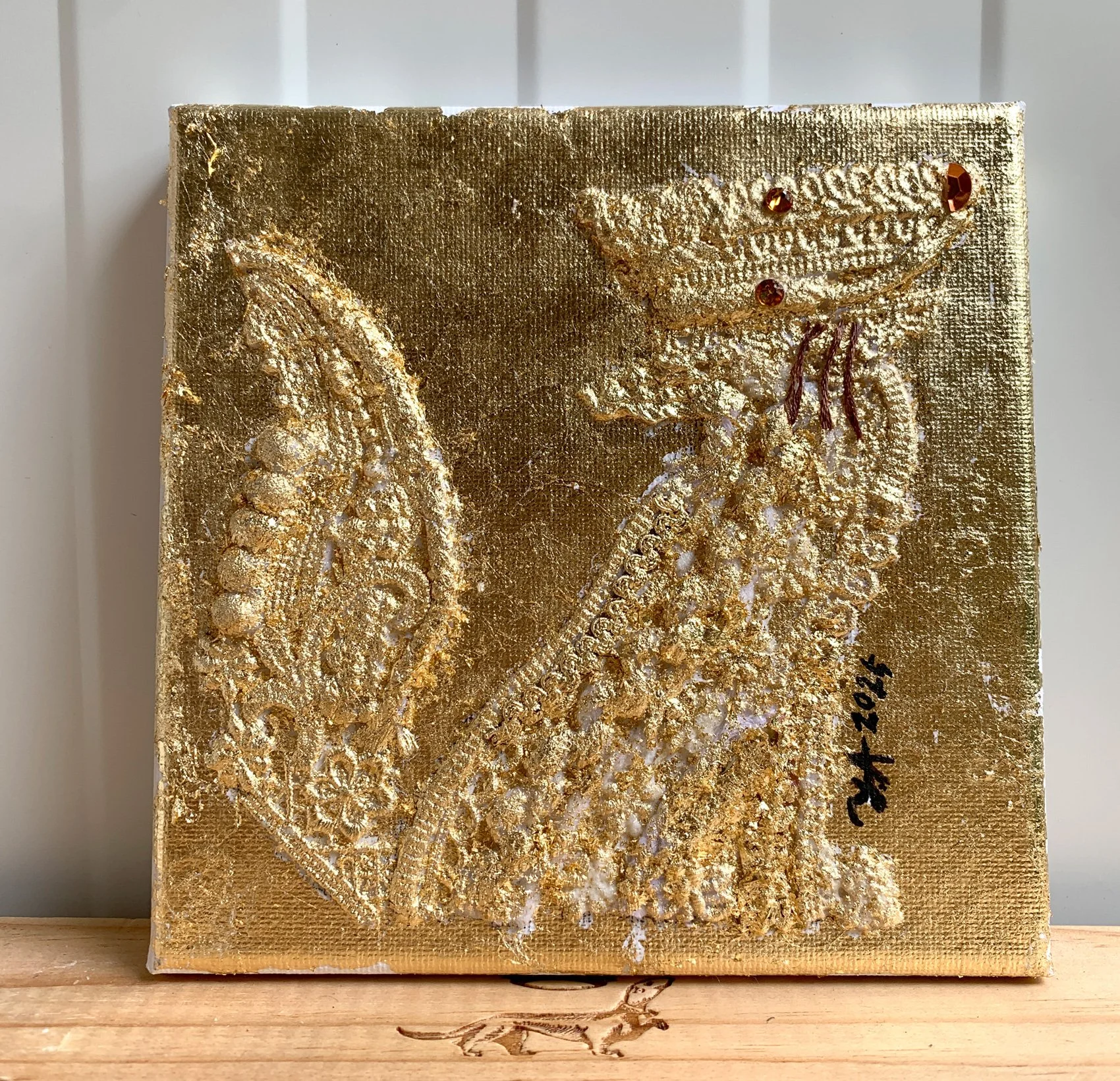 (Workshop) ‘String Meets Gold’ Collage and Leaf Gilding