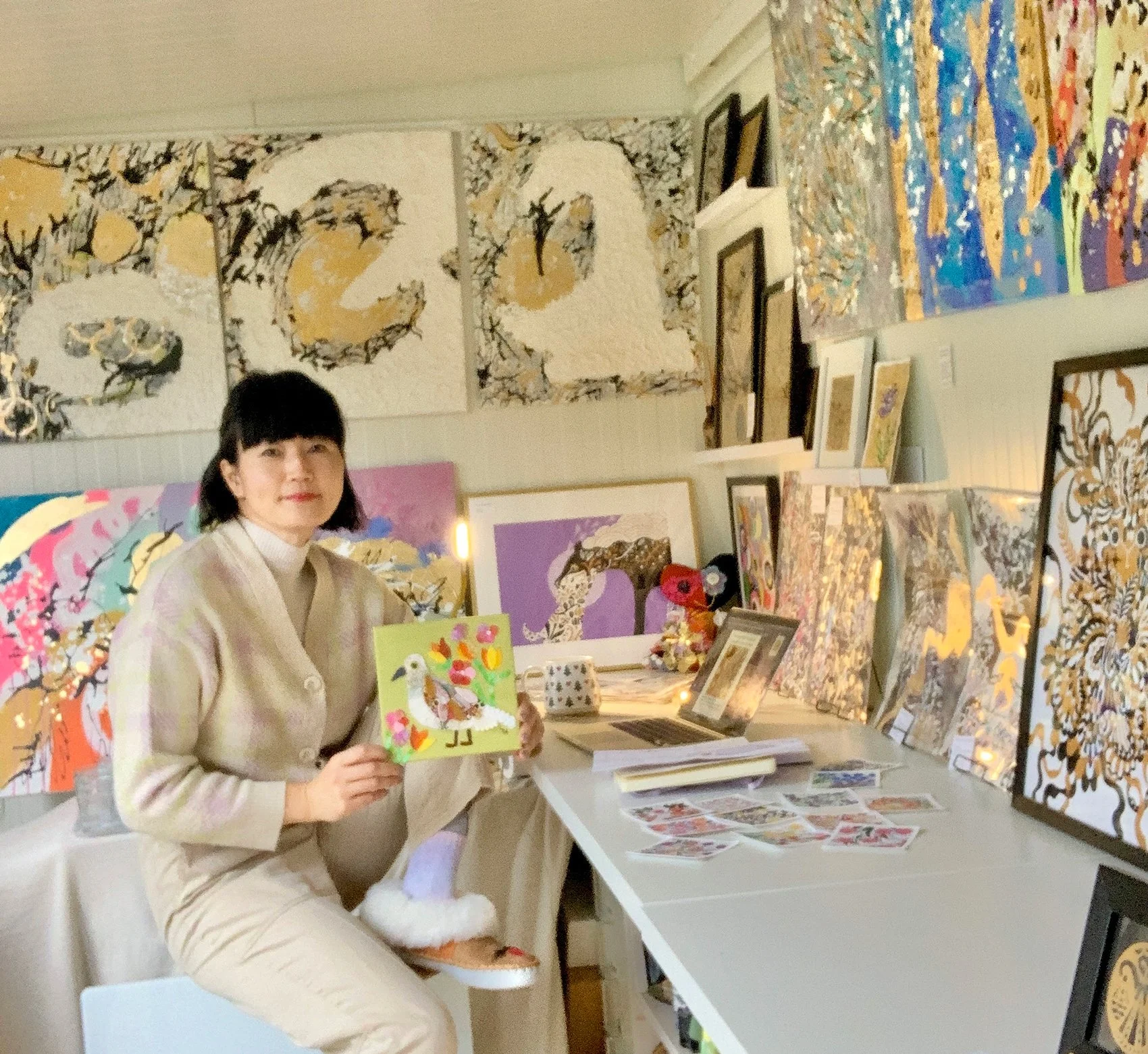 yoshie allan in her atelier