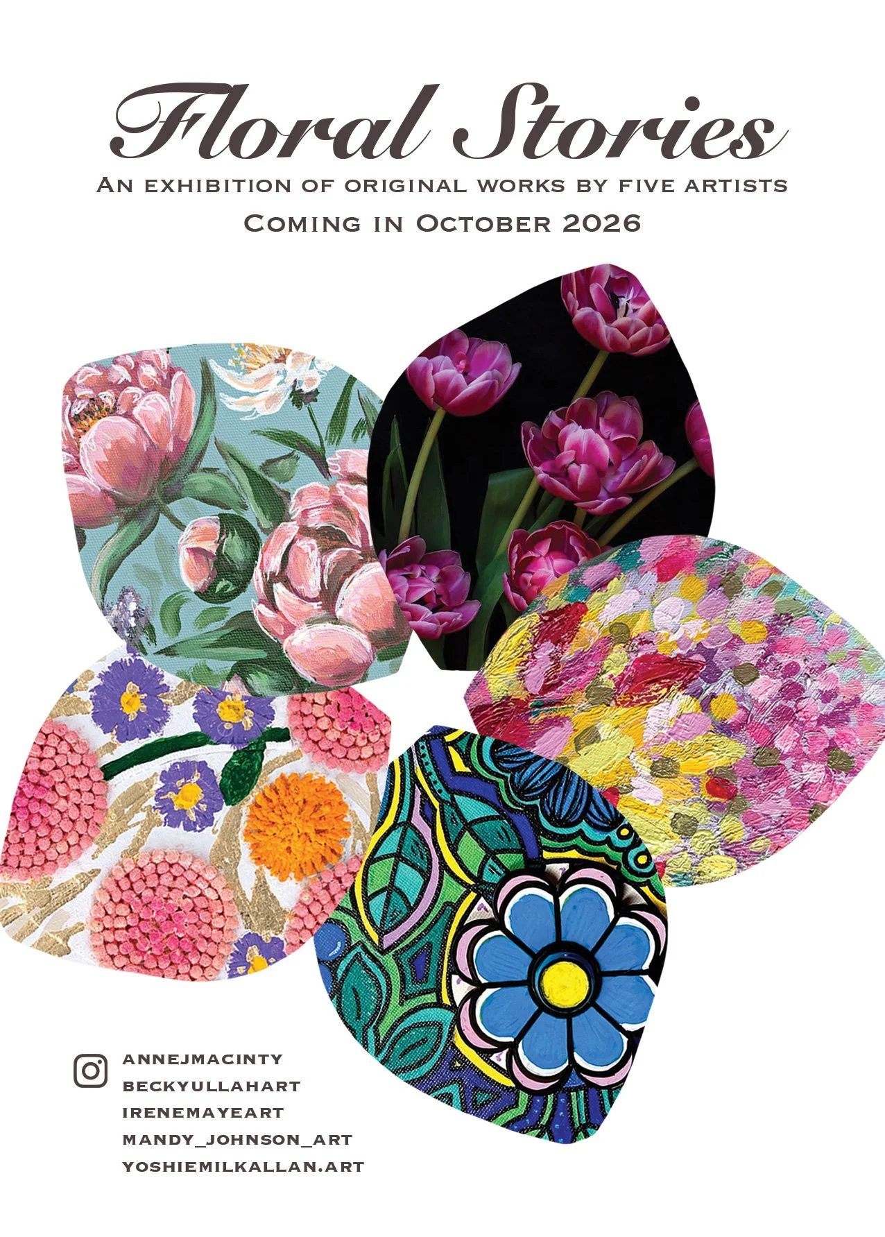 【Exhibition】Floral Stories - An exhibition of original works by five artists (London)