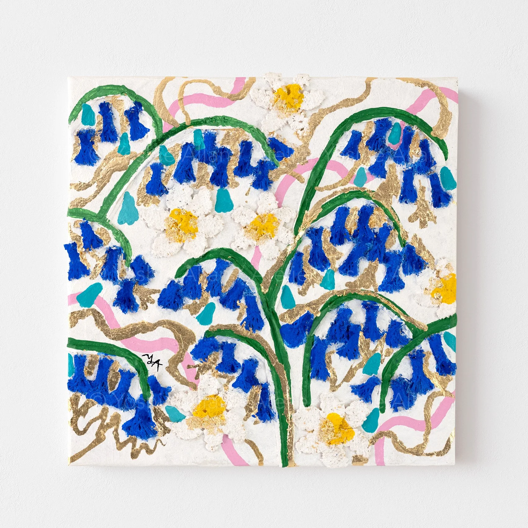 Flowers in Rhythm 04 — Bluebell and Wood anemone by Yoshie Allan