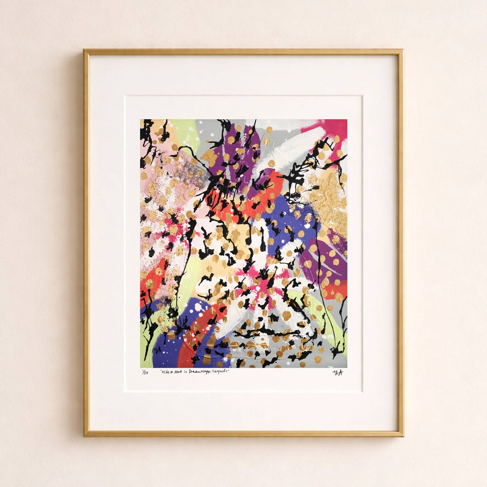Hide & Seek in Dreamscape: Leopards — Giclée Print