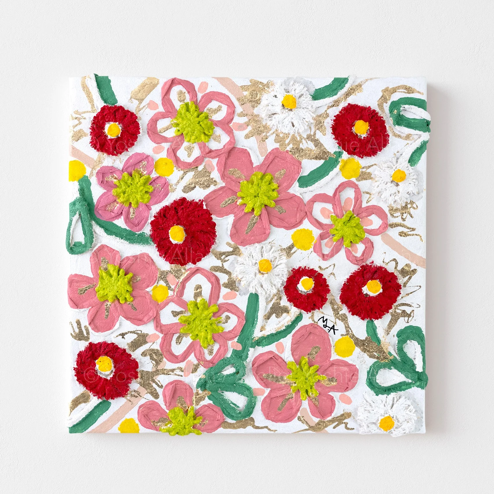Flowers in Rhythm 02 — Hellebore and Bellis by Yoshie Allan