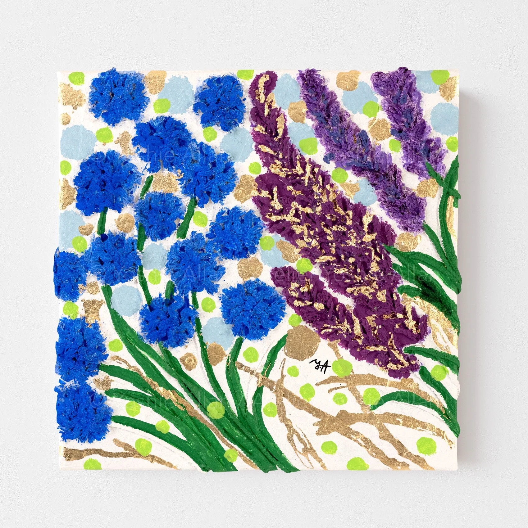 Flowers in Rhythm 07 — Lavender & Cornflower by Yoshie Allan