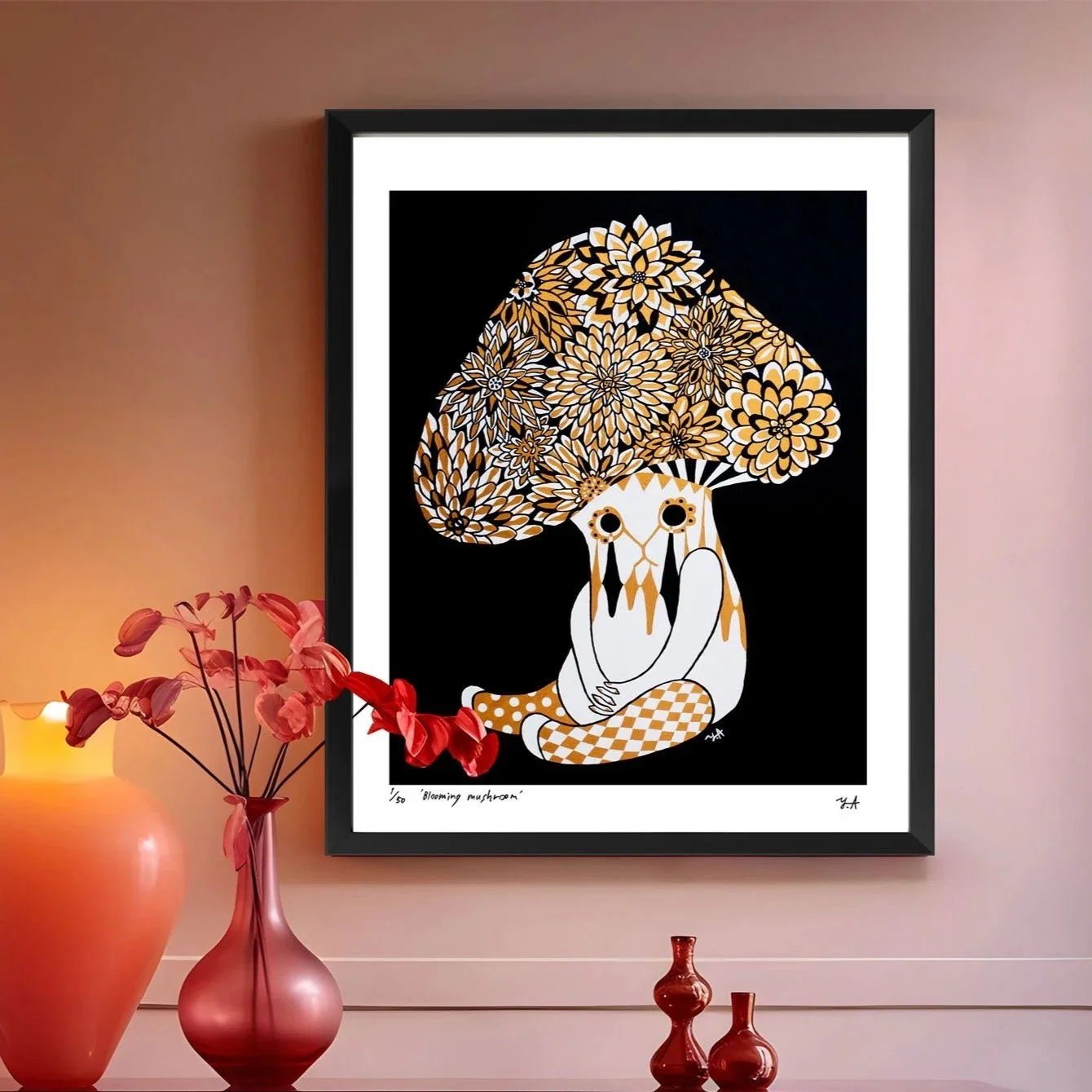 Blooming Mushroom — Giclée Print