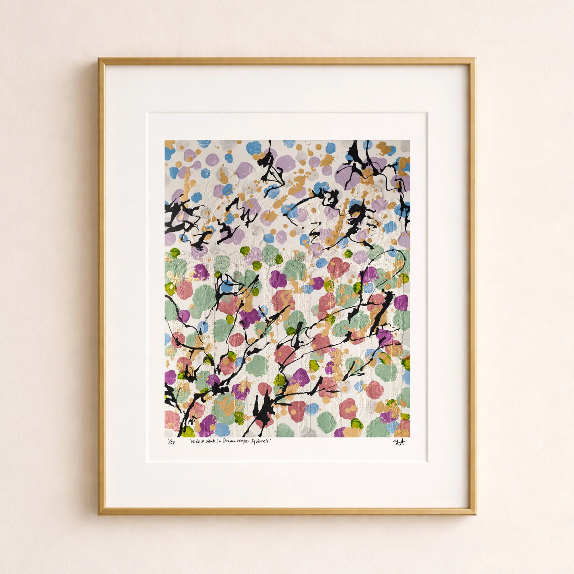 Hide & Seek in Dreamscape: Squirrels — Giclée Print