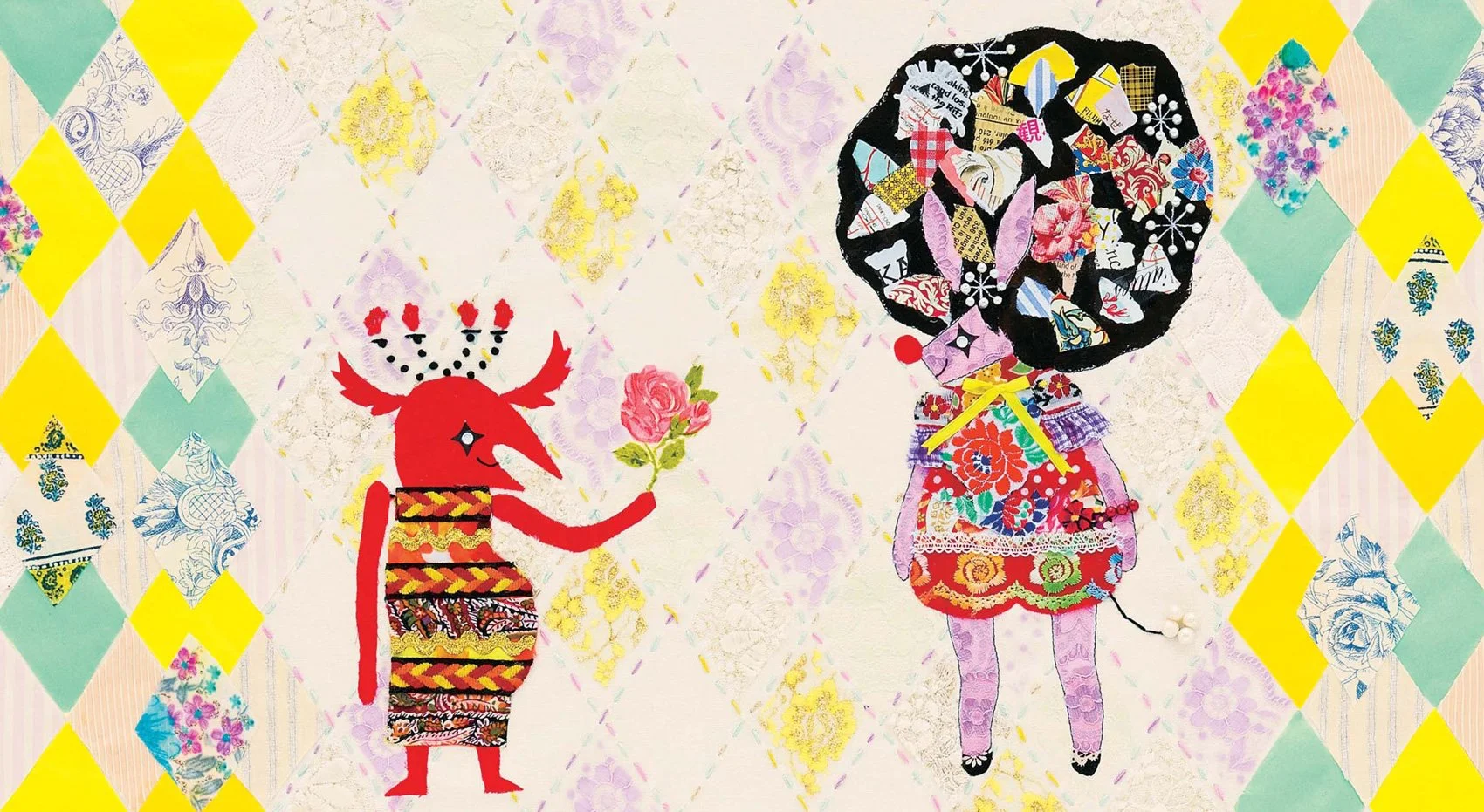 Illustration from Giidoro and Marenkaren (picture book) 