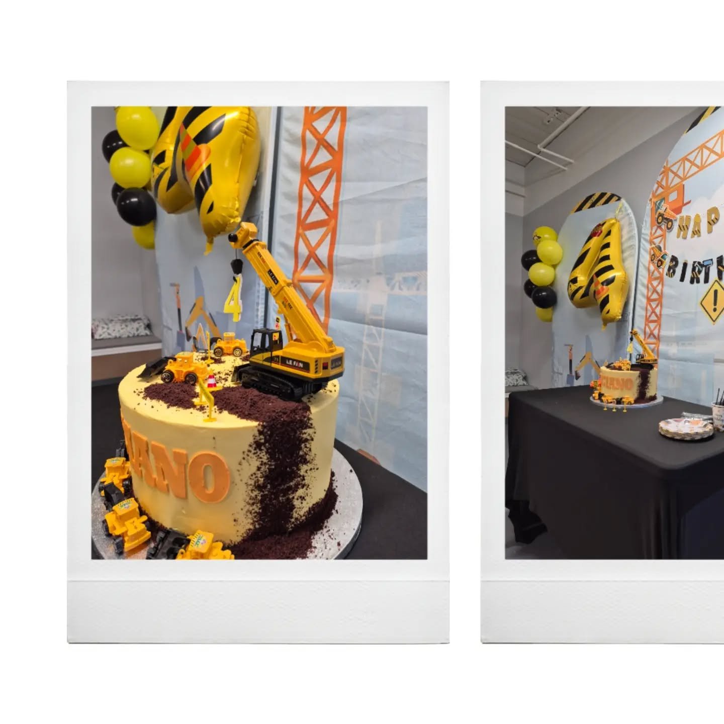 Happy 4th Birthday to this little construction star! 🚧🎉👷&zwj;♂️

Celebrate their big day with our Construction-Themed Birthday Party Package &mdash; the perfect way to turn your party into a fun-filled building zone! 🏗️ From themed d&eacute;cor a