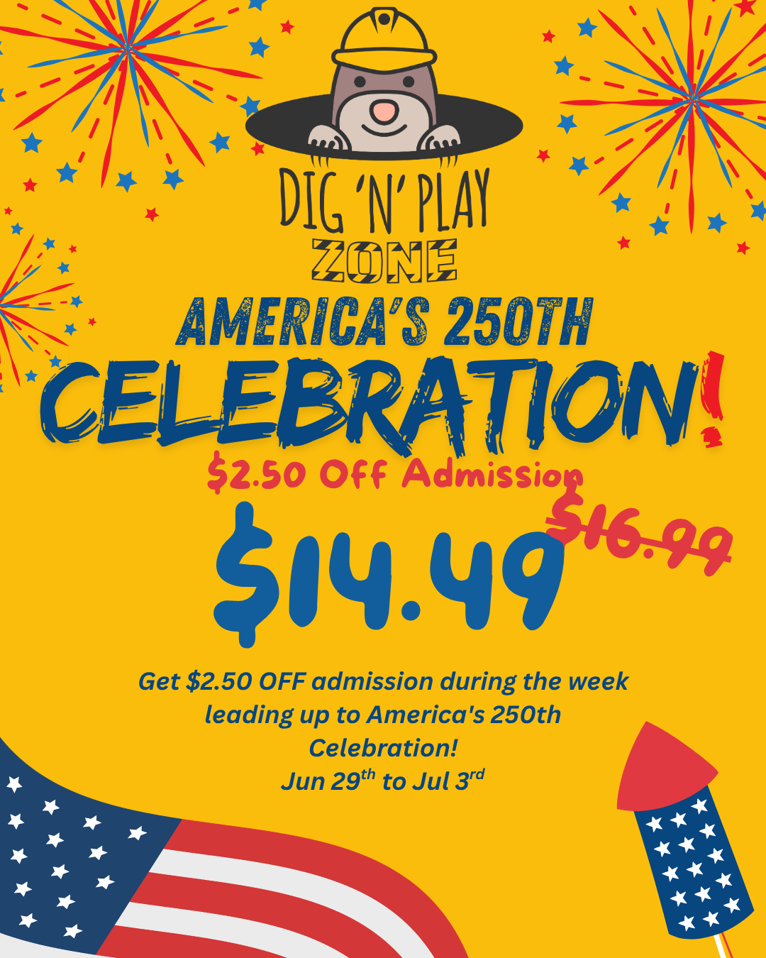 Promotional Image Jun 29 to July 3 admission $14.49