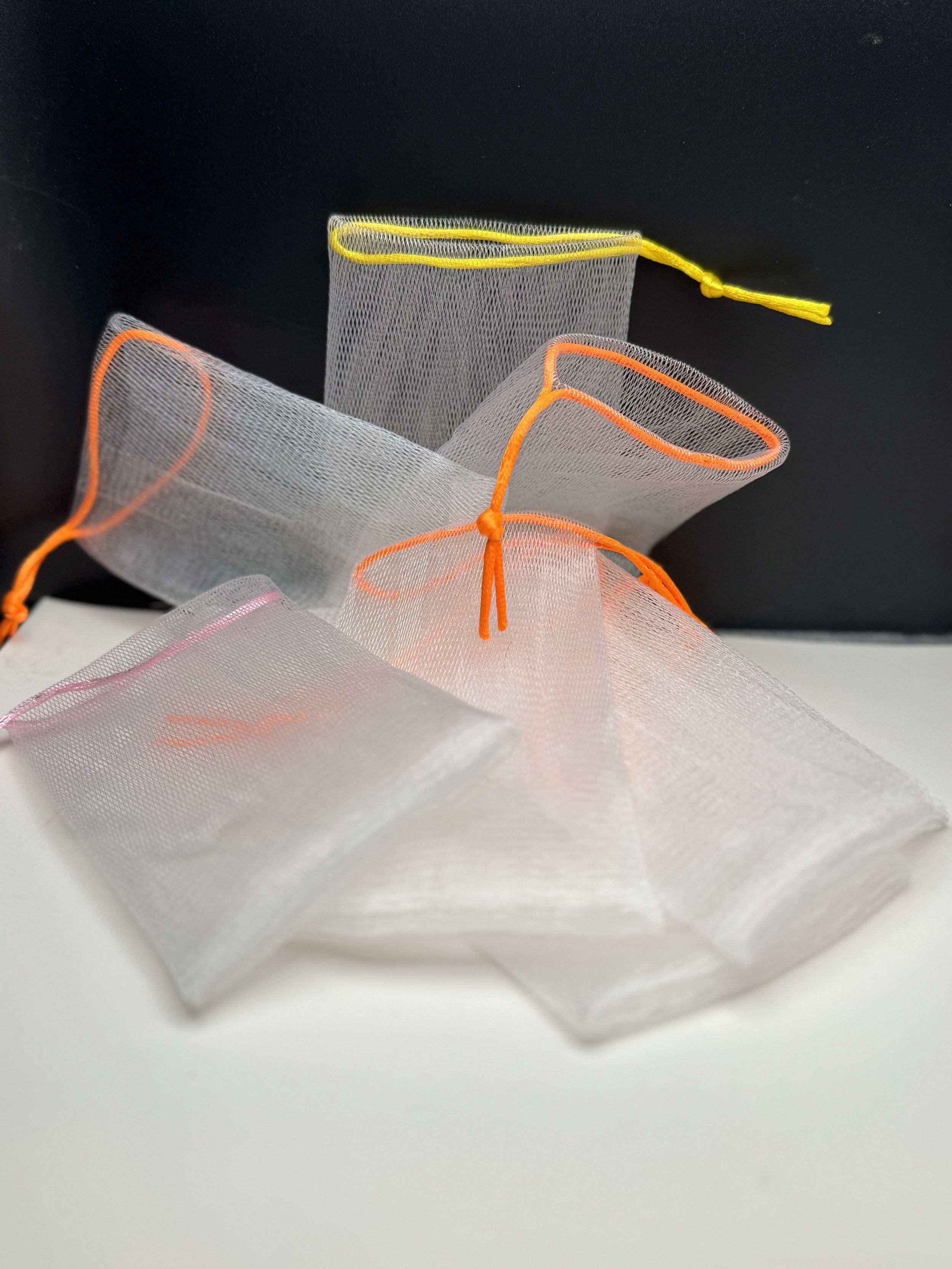 Mesh soap bag