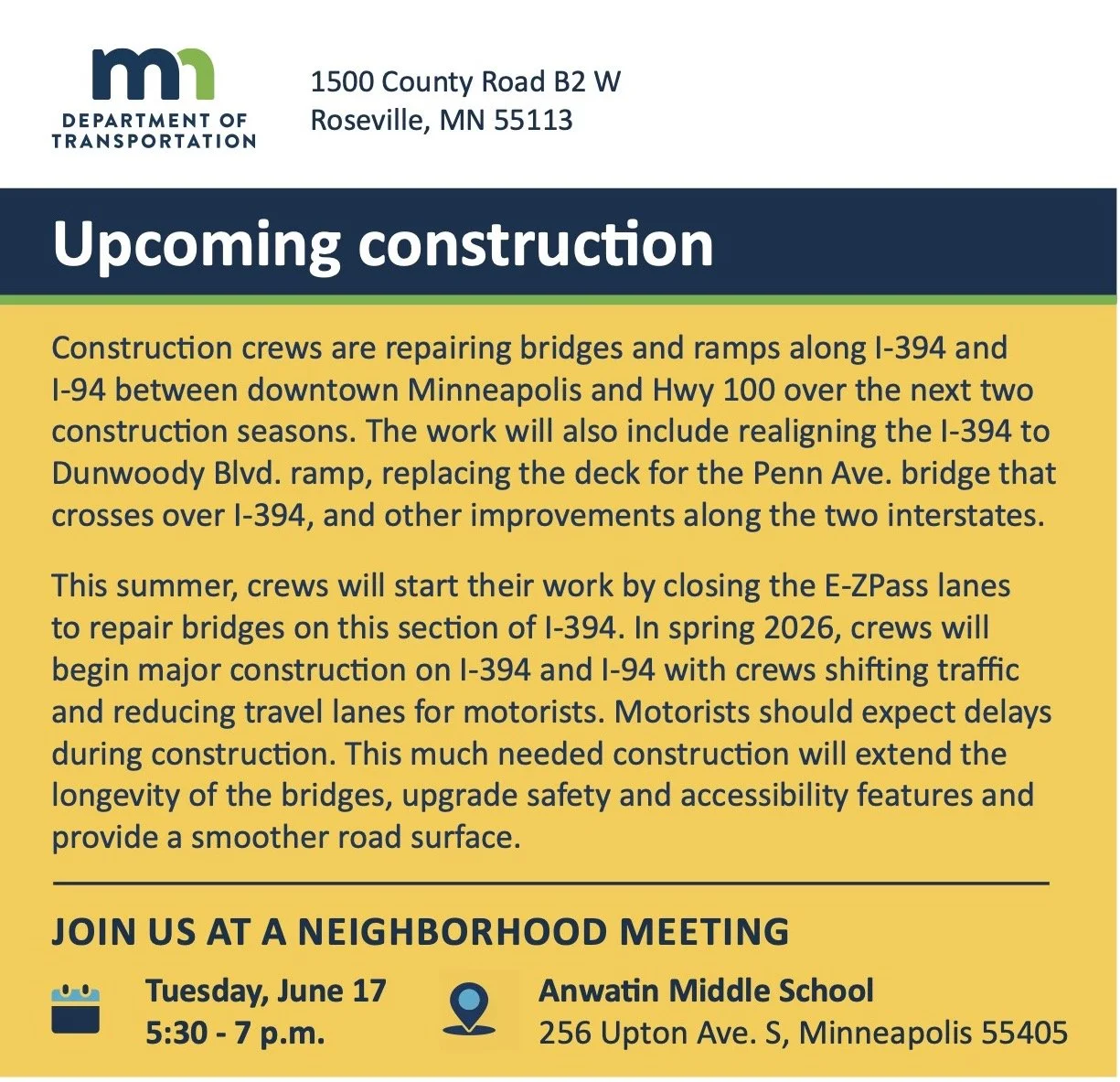 394 Construction Updates