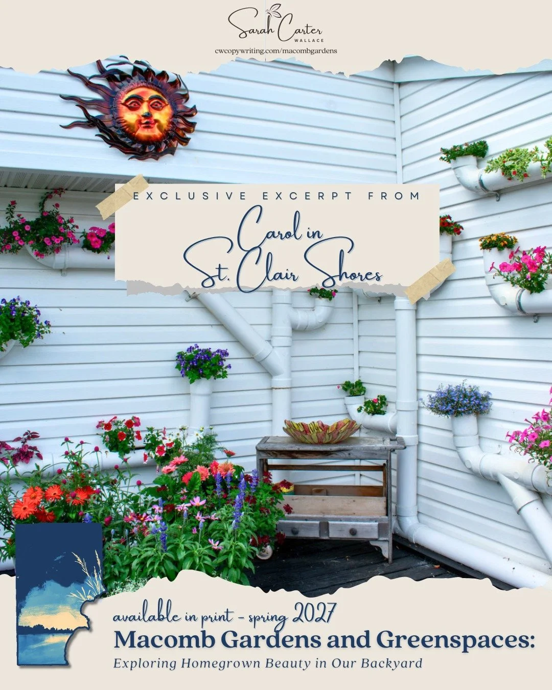 For everyone that has too many gardening ideas but not enough space to try them all out--I see you! Carol's garden in St. Clair Shores will be your inspiration when MGG goes to print next Spring 2027. Here's just a tiny sneak peek of how Carol elevat