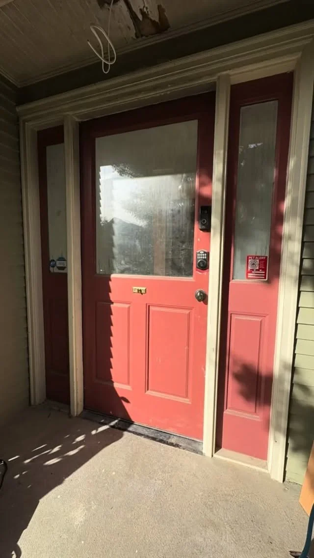 This was part of a fire insurance replacement.
Pulled the damaged door, freehand cut the Gaco clean, sealed it back up.
New door’s in and everything landed perfect.
—
#carpentry #generalcontractor #construction