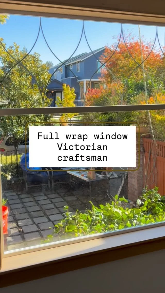 Full wrap windows live or die by consistency — every reveal has to stay true all the way around. A sixteenth off? You’ll see it from orbit.
Ask me how I know.
Anyway, Queen Anne Victorian homes treated architecture like performance art &