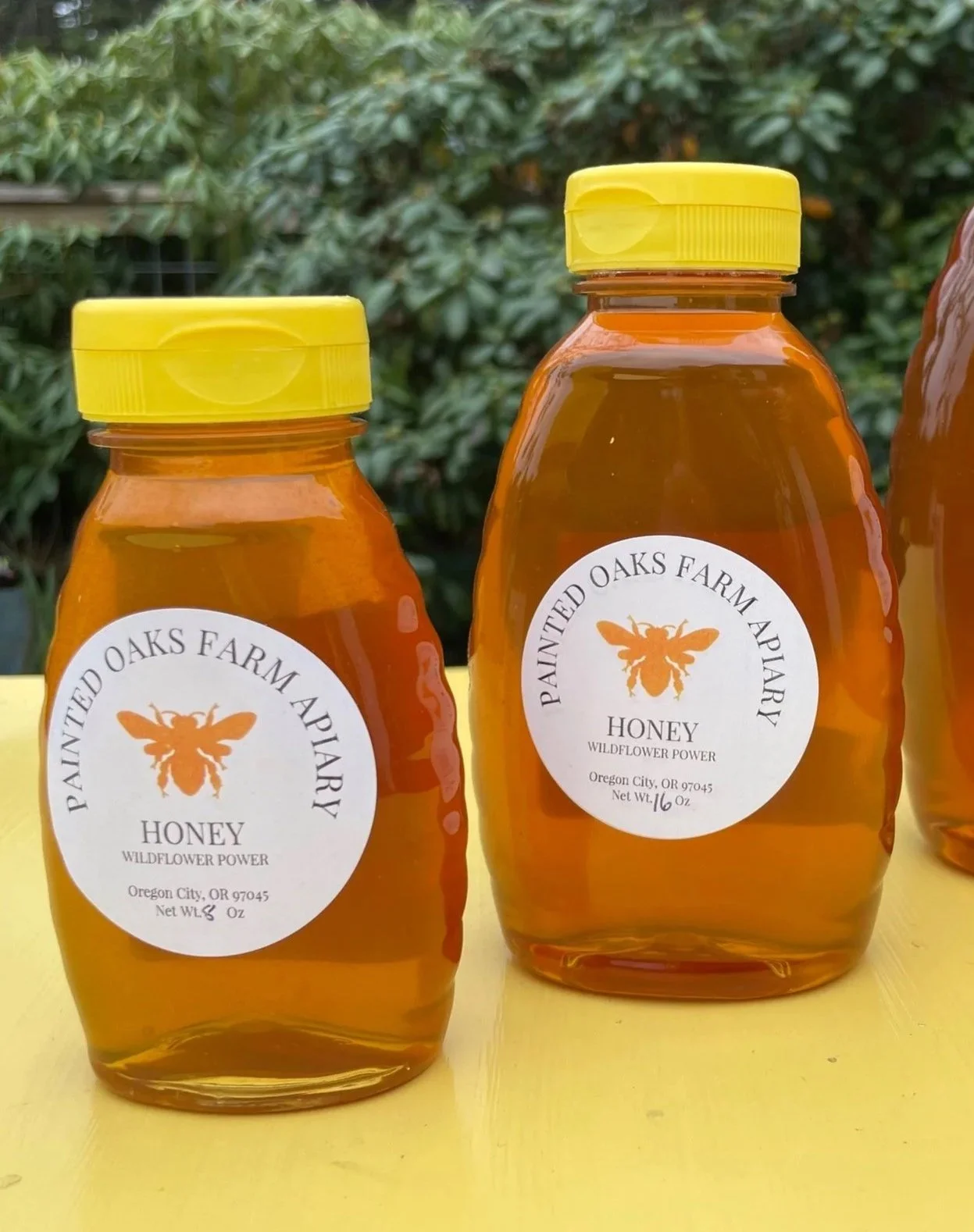 Honey in Plastic Jars