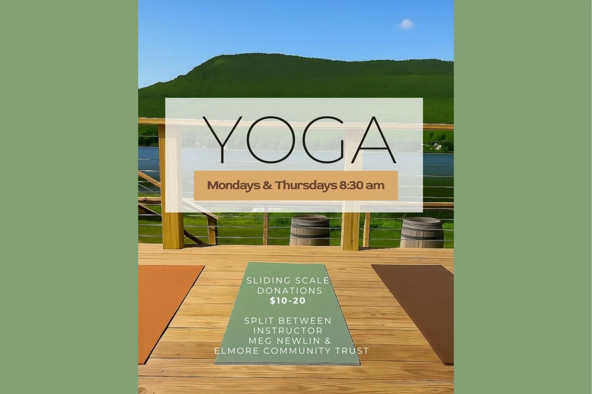 Yoga on The Deck
