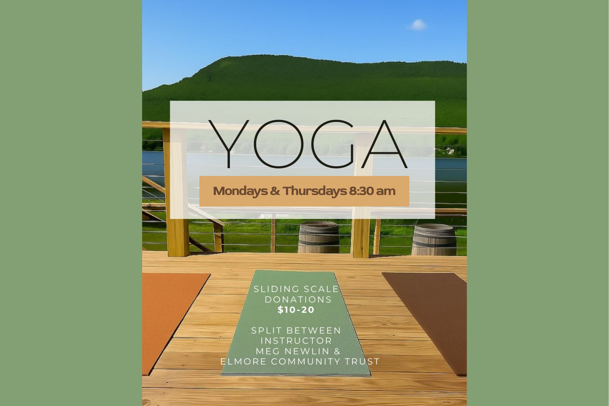 Yoga on The Deck