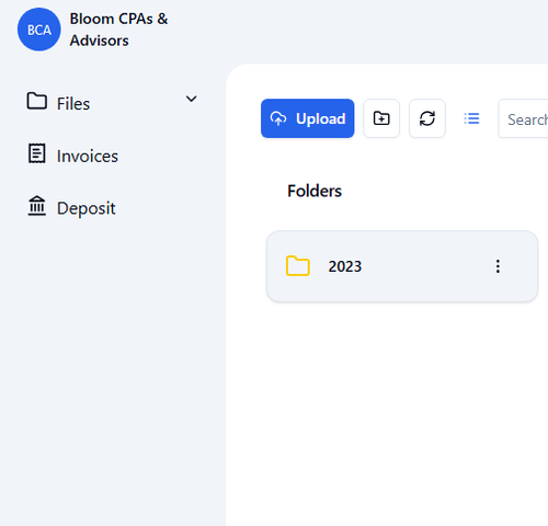 Client Center — Bloom CPAs and Advisors