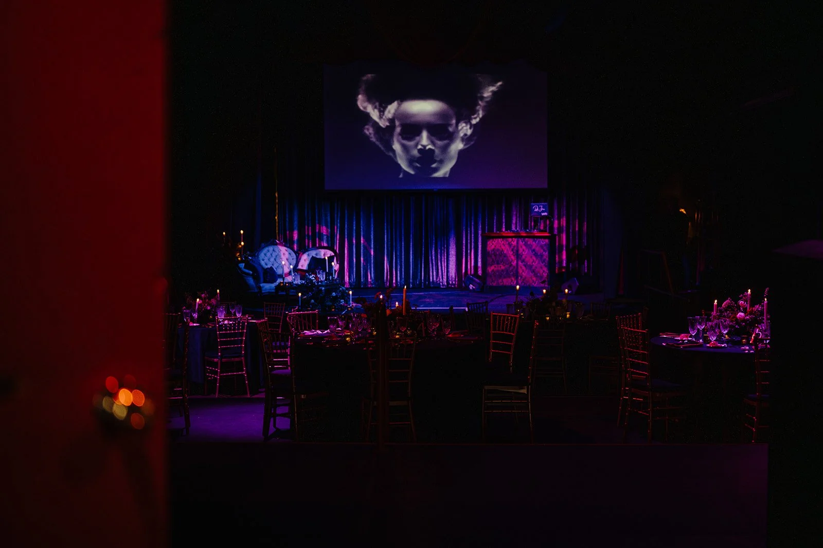 Wedding reception at Toulouse Theatre French Quarter New Orleans