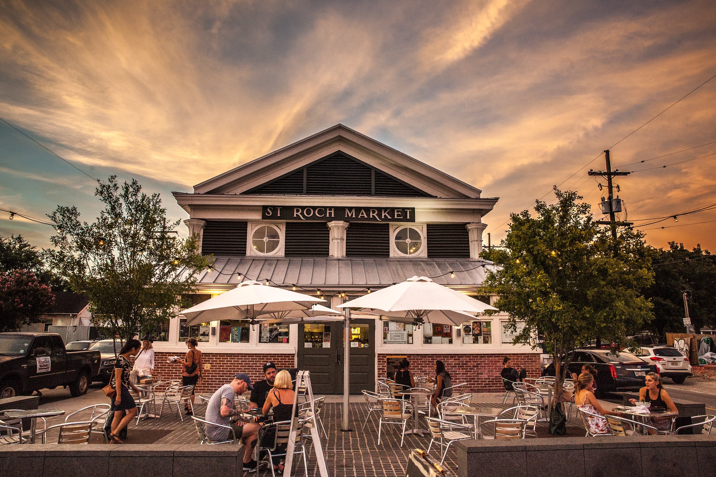 St. Roch Market historic food hall in the Bywater neighborhood of New Orleans
