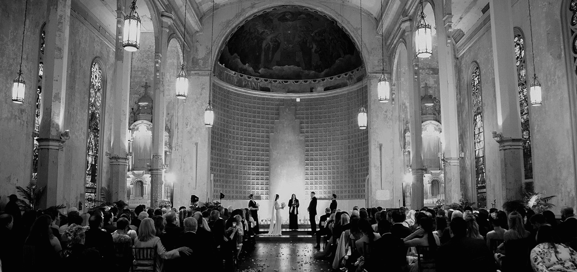 Luxury wedding and event planning in New Orleans by Hallowed Ground Productions, featuring second line parades, French Quarter venues, and elegant celebrations.