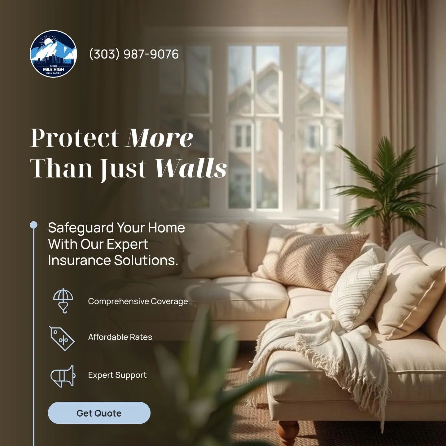 Home insurance isn't just about protecting your physical space; it&rsquo;s about safeguarding your family's memories and belongings. 🏡✨ This coverage can help you recover from unexpected events like fire, theft, and natural disasters. 

Besides the 