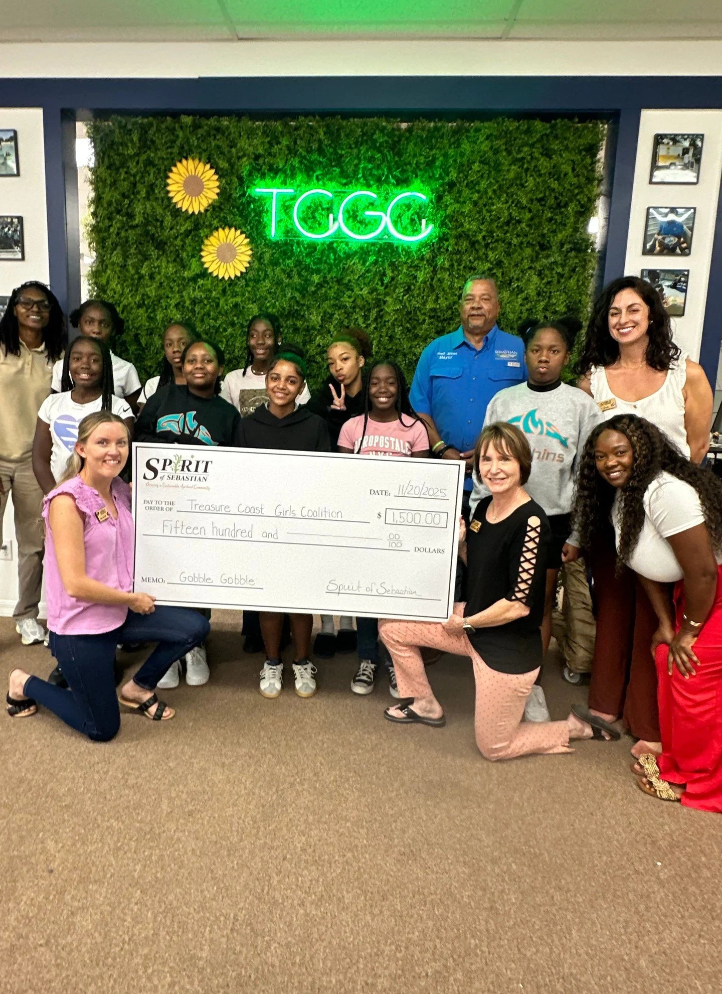 🌻 A Heartfelt Thank You to Spirit of Sebastian 🌻

Today, our hearts are overflowing with gratitude. The Spirit of Sebastian generously donated Thanksgiving gift cards for every single one of our TCGC families, ensuring they feel supported, seen, an