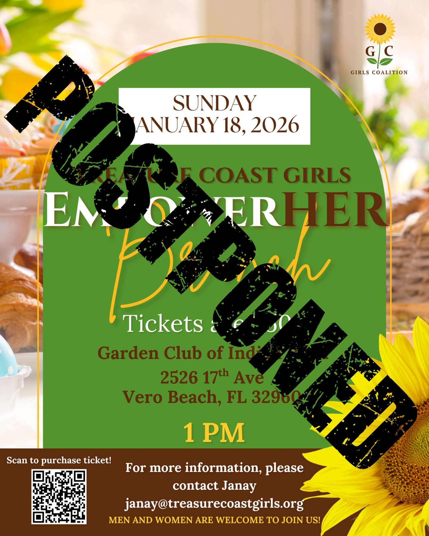 📢 EmpowerHER Brunch Update

Due to unforeseen circumstances, the EmpowerHER Brunch has been postponed. We truly apologize for any inconvenience this may cause and appreciate your understanding and continued support.

A new date will be announced soo