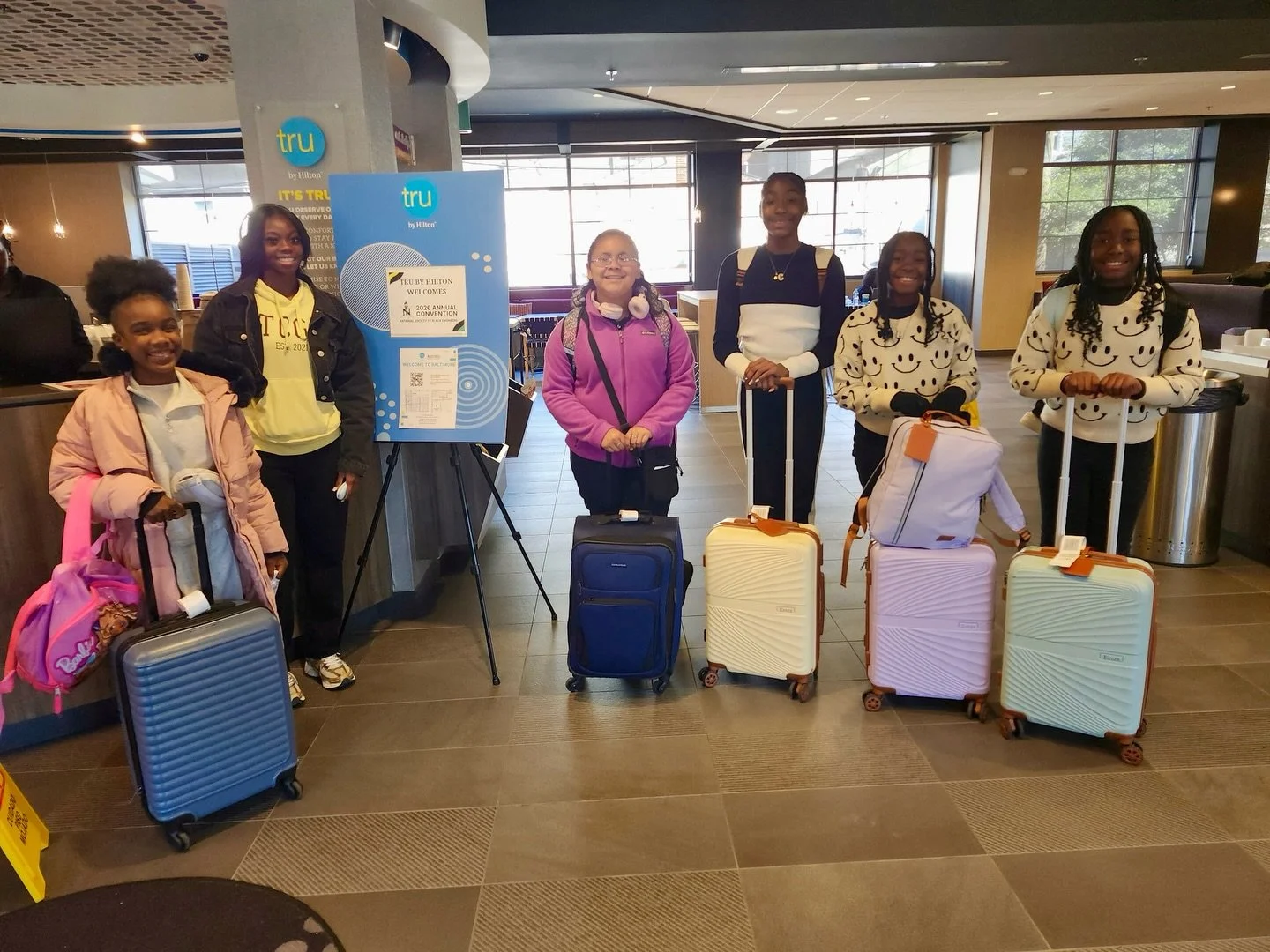 TCGC has officially arrived in Baltimore and we are beyond excited! ✈️

Over the next few days, our girls will be taking on the National Society of Black Engineers Conference, embracing this year&rsquo;s powerful theme: Advancing S.T.E.M. 💡🔬🚀 

We