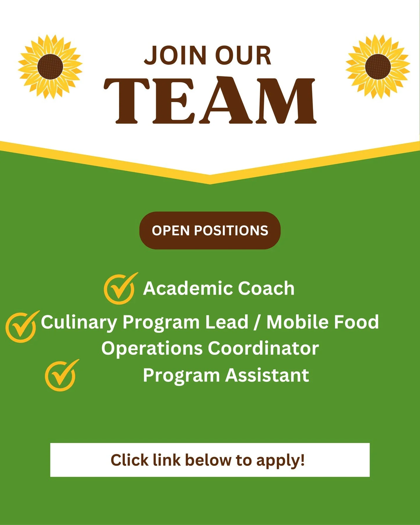 🌻 We&rsquo;re Growing So Join Our Team! 🌻

At the Treasure Coast Girls Coalition, we&rsquo;re on a mission to educate, elevate, and empower girls to become confident, purpose-driven young women, and we&rsquo;re looking for passionate individuals to