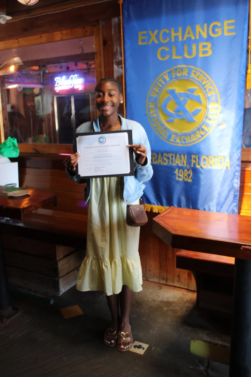 🌻 Celebrating Excellence &amp; Community Impact 🌻

We are incredibly proud to celebrate Chastity, one of our outstanding TCGC girls, for being recognized by the Sebastian Exchange Club as a recipient of the Young Citizenship Award 👏🏾✨
Chastity, y