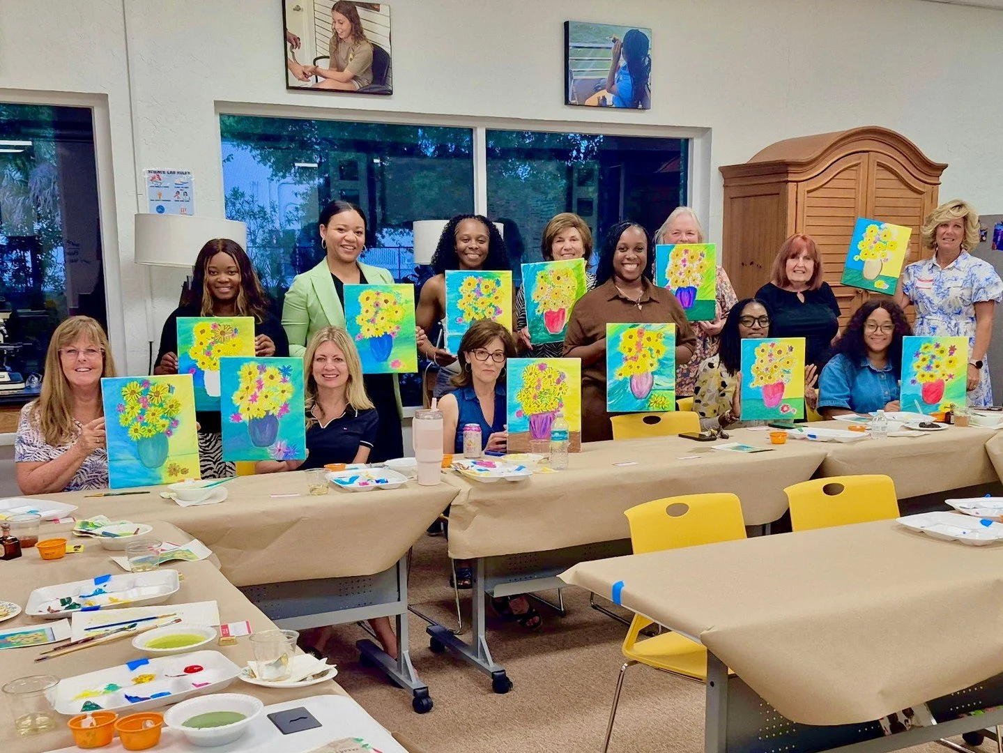 What a beautiful evening of creativity, connection, and giving back! 🌻🎨

A huge appreciation of gratitude to all the amazing ladies who came out to support our Night of Art &amp; Philanthropy in support of the Vero Beach Art Club. Your presence, la