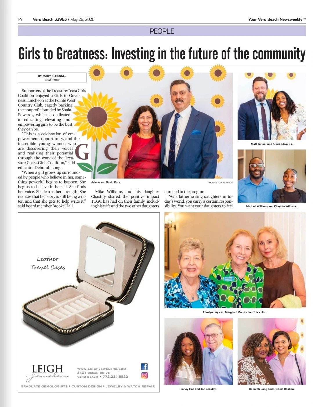 🤩 We are incredibly honored to be featured by @vero_news &amp; 32963 highlighting the impact and continued growth of the Treasure Coast Girls Coalition and our Girls to Greatness initiative.

What began as a vision to educate, elevate, and empower g