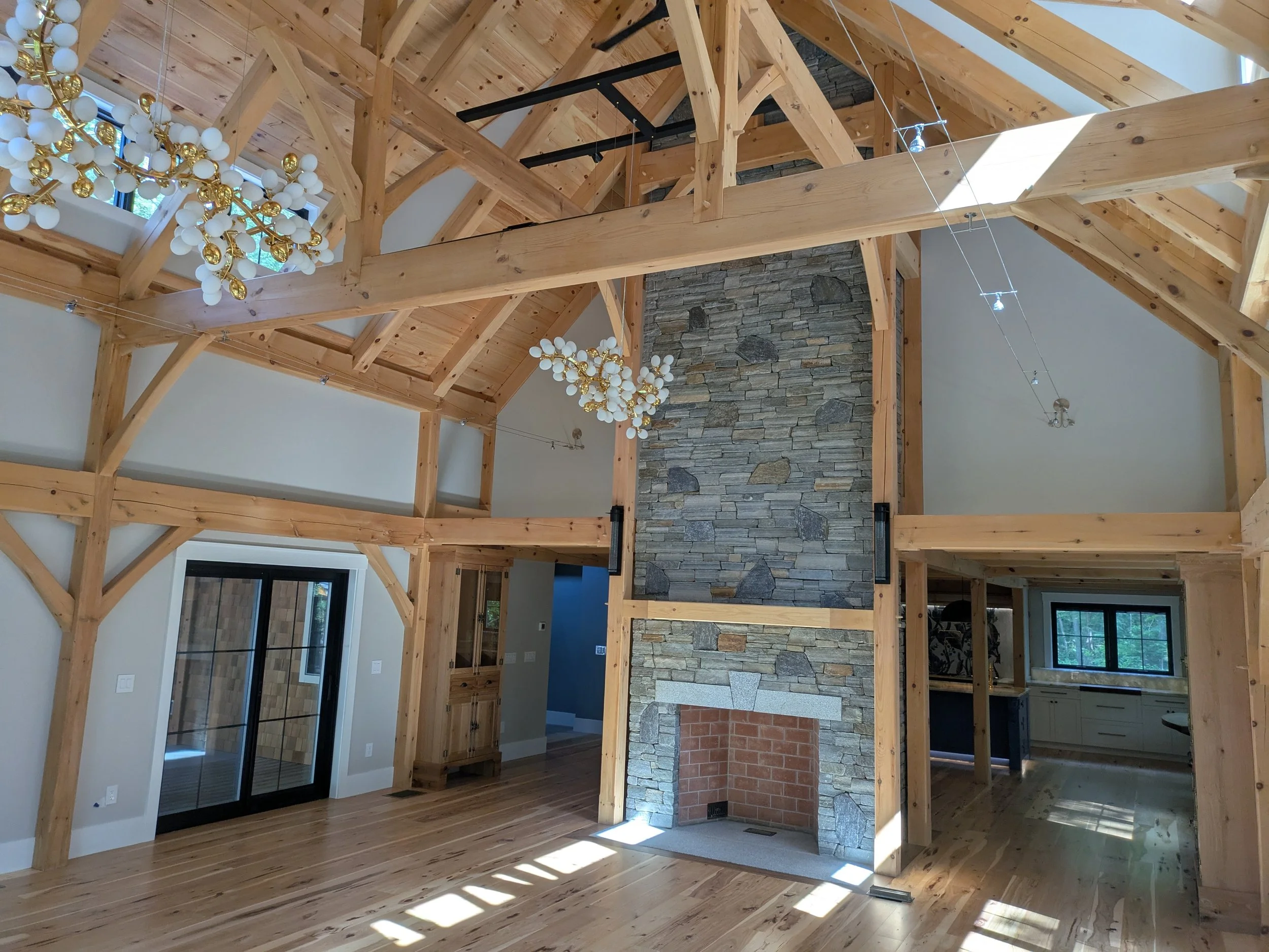 Brookline Project: Timber Frame Reno and Addition