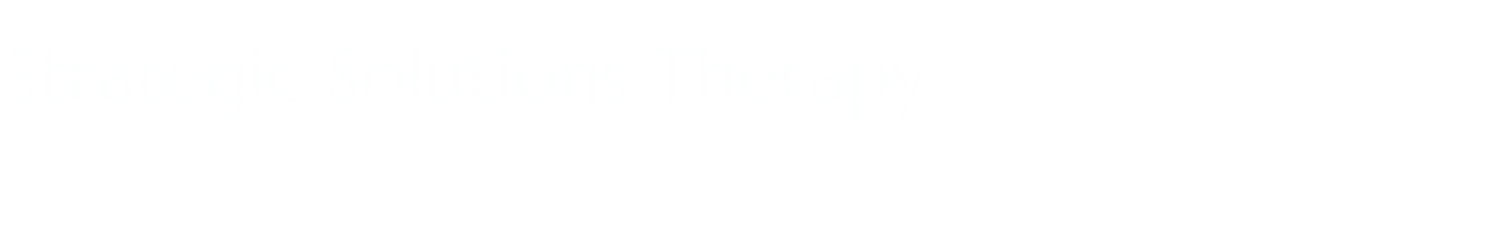 Strategic Solutions Therapy