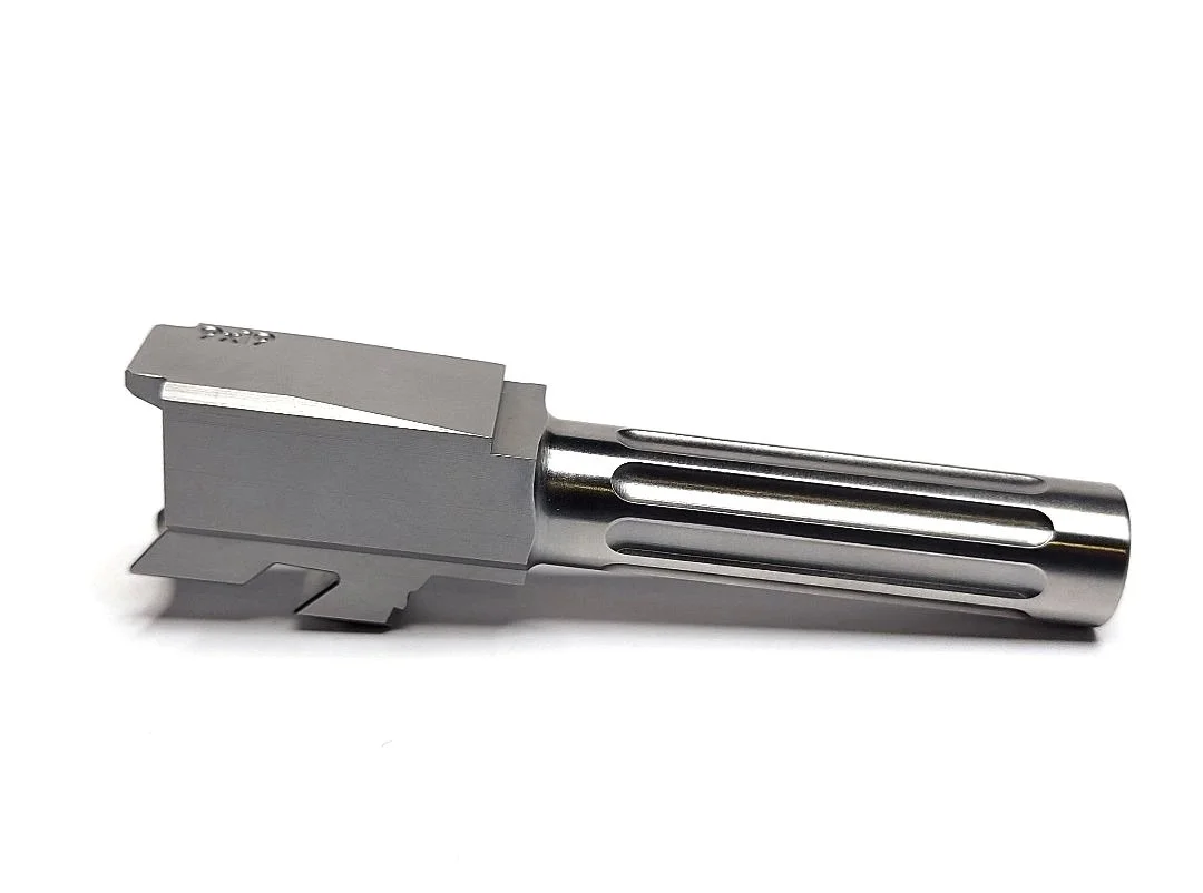 Straight Fluted and Polished Stainless Steel Compact Barrel