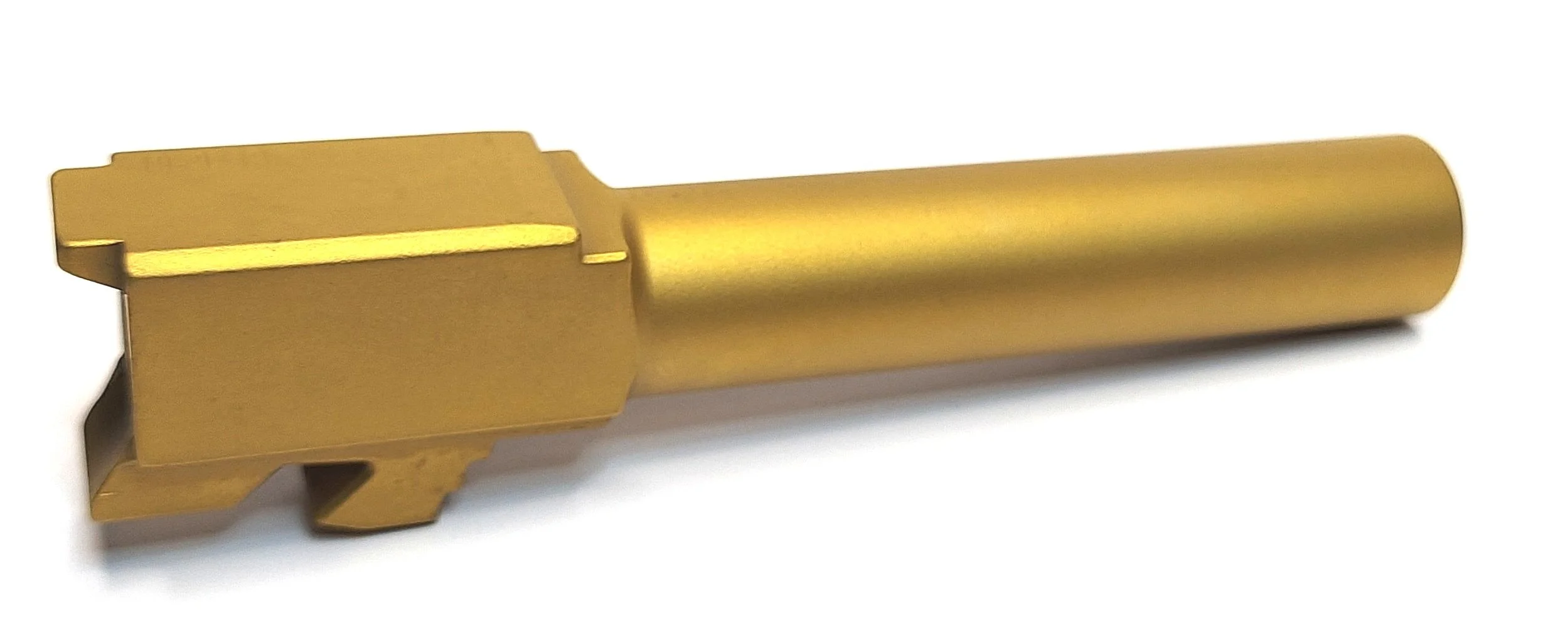 Flush Fit and Crown Cut Match Grade Gold Compact Barrel