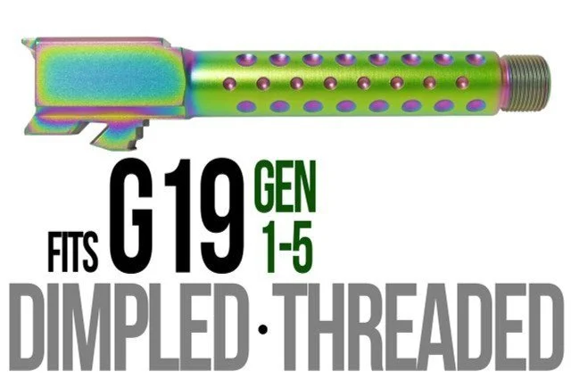 Dimpled Threaded Compact Barrel in Radioactive