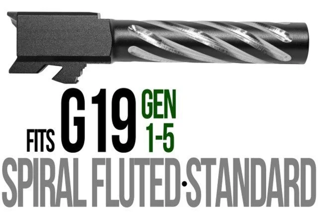 Two Toned Spiral Fluted Standard Fit Compact Barrel