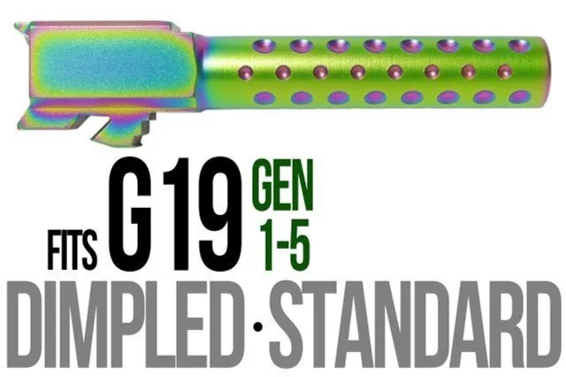 Dimpled Standard Compact Barrel in Radioactive