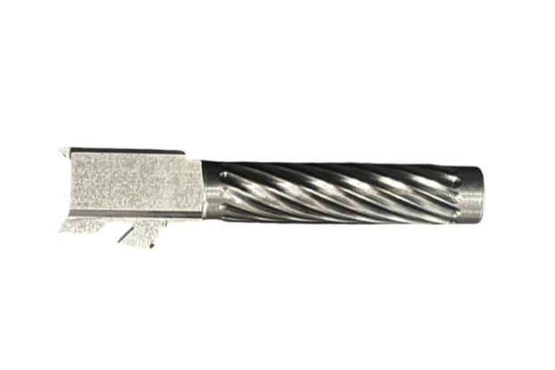 Thin Fluted Naked Stainless Standard Fit Compact Barrel