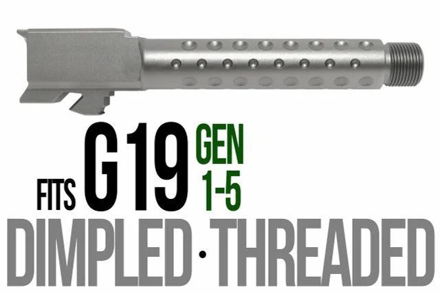 Dimpled Threaded Compact Stainless Barrel
