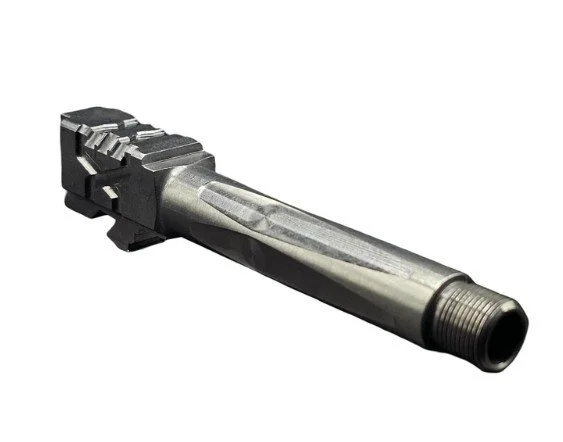 Titan 1 Raw Stainless Compact Threaded Barrel