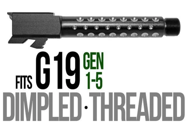 Two Tone Dotted Threaded Compact Barrel