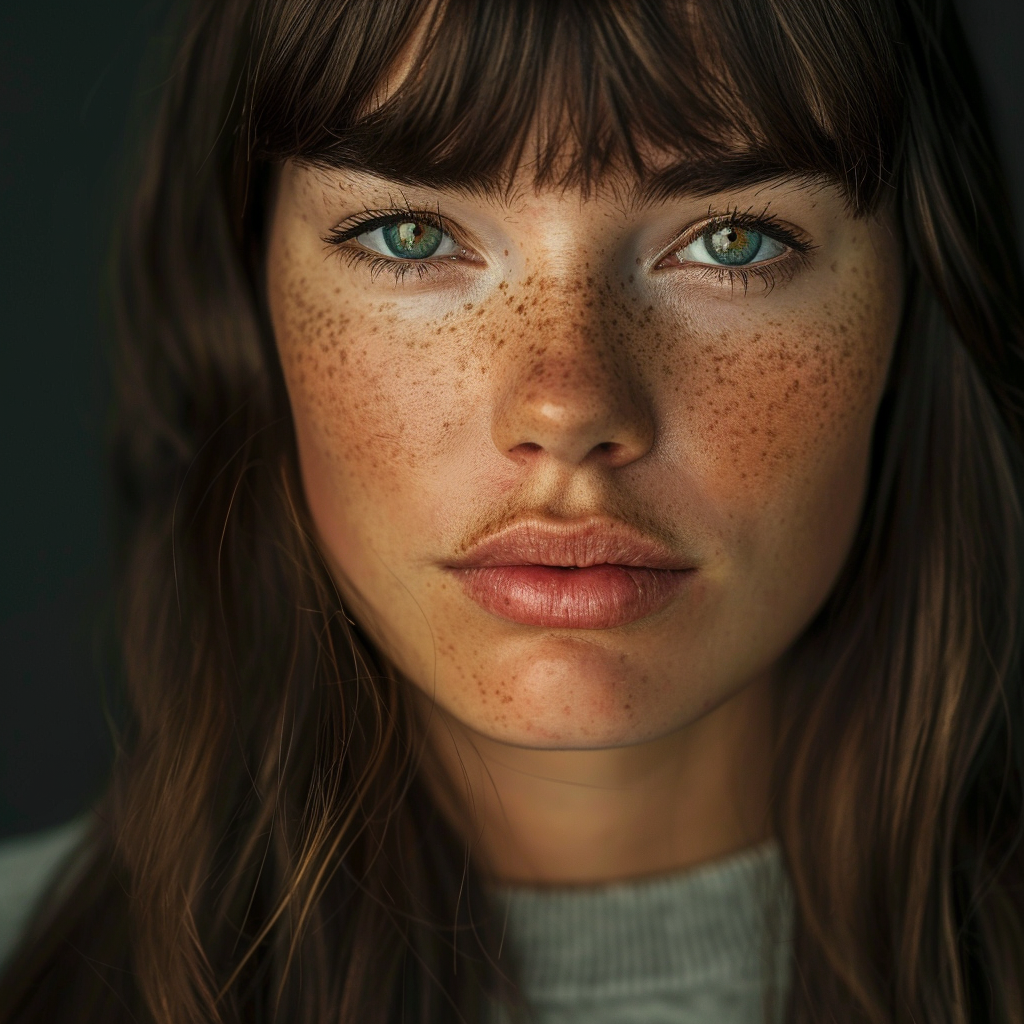 2-midjourney-young-woman-sceptical-freckles-Karin-Glarner.png