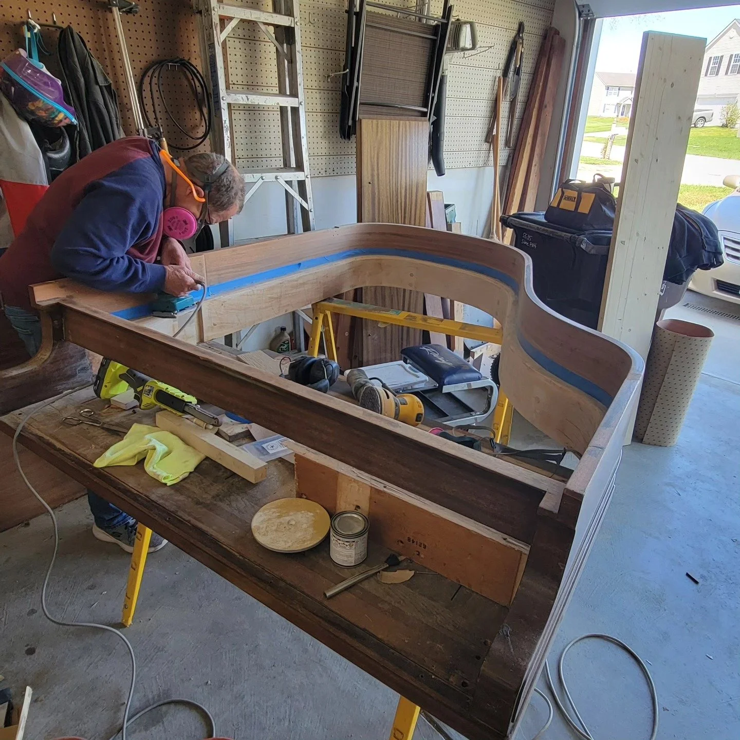 My dad and I have been working on converting this grand piano into a bookshelf.  Its an old Baldwin thats over 100 years old that no longer piano'd so we decided to give it a 2nd life.  The craftsmanship that went into these is amazing!  My dad owns 