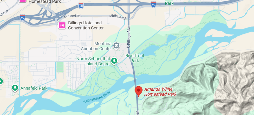 Google Map image showing park location