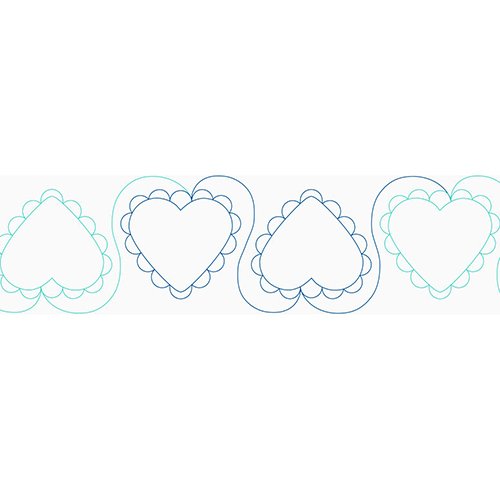 Valentine Cookie Border