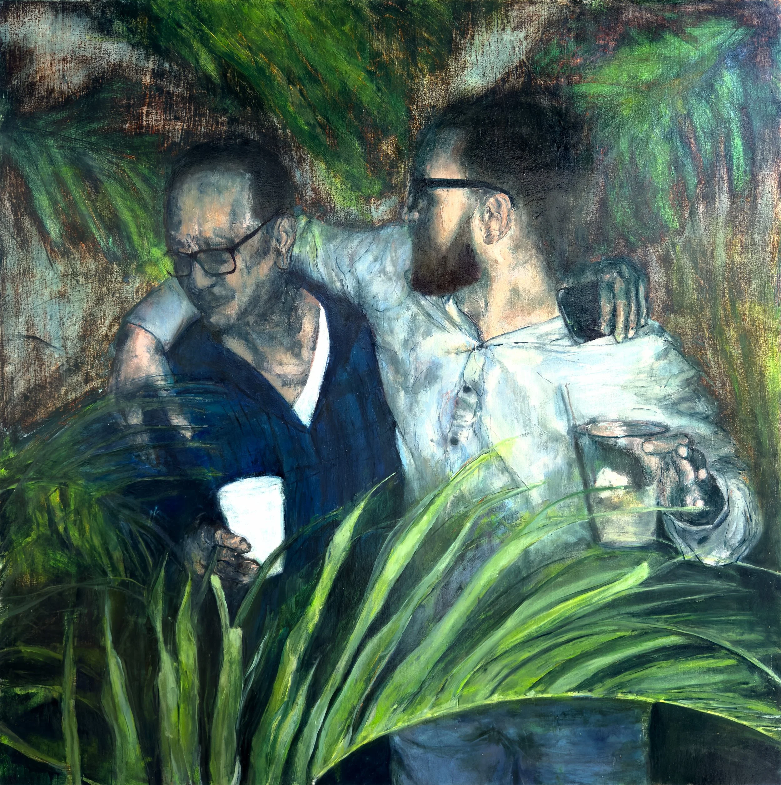 2026.
The Return.
36" x 36".
Oil on Wood.