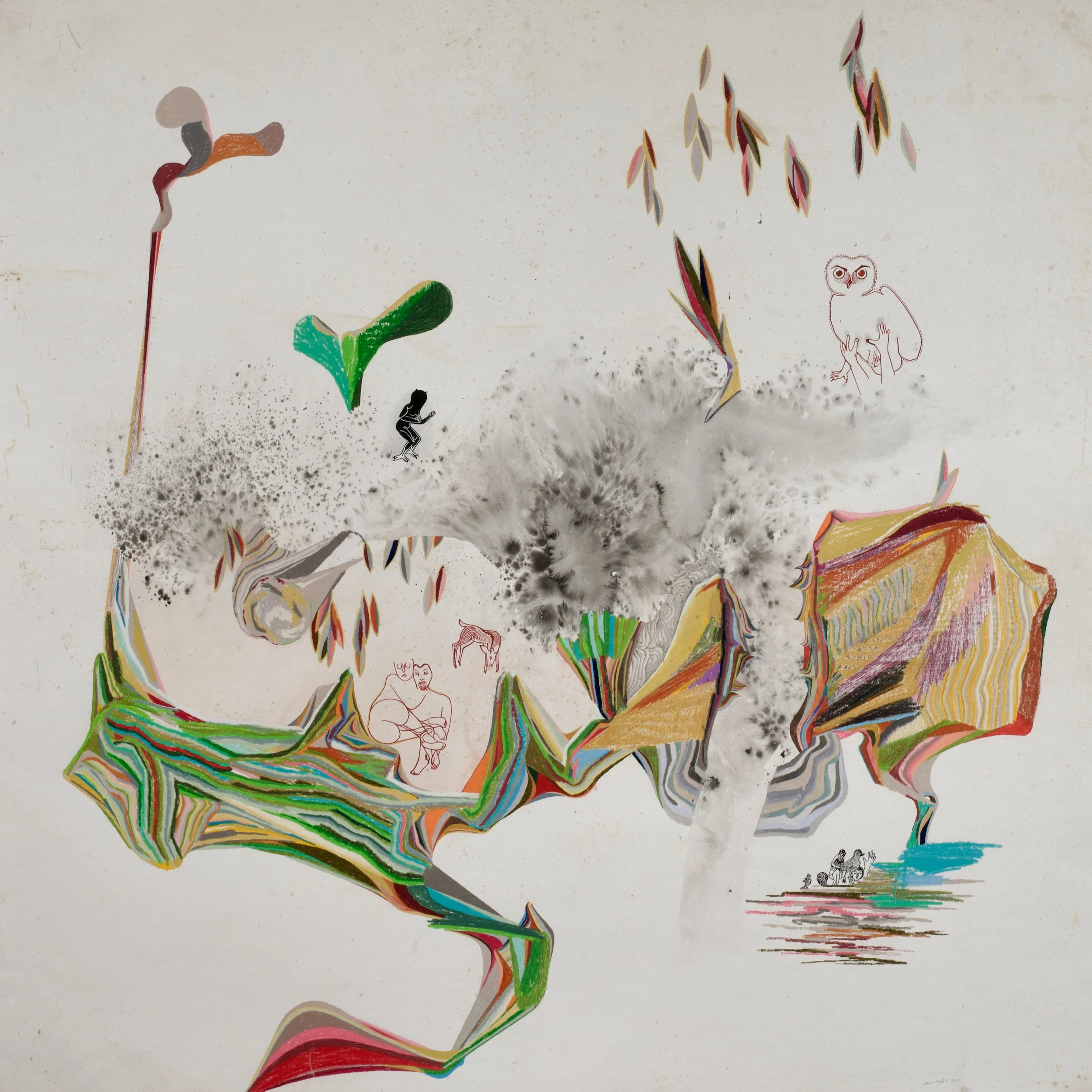 "Brancher" Mixed media, by Laura Corsiglia